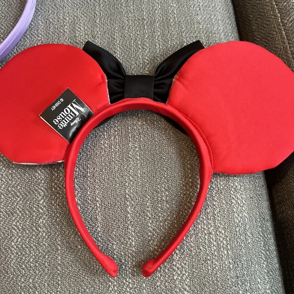 Disney Minnie Mouse Ears Headband Lot of 3 Preowned